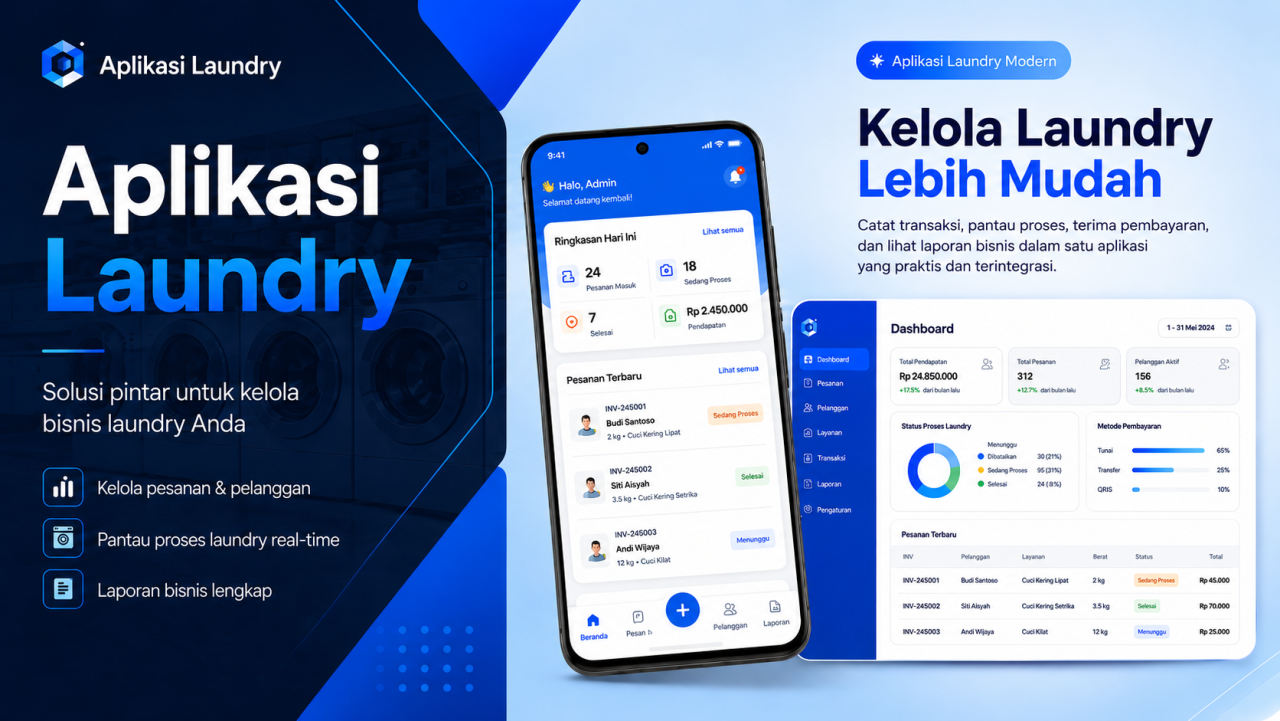 Laundry Business Management & Order Tracking System